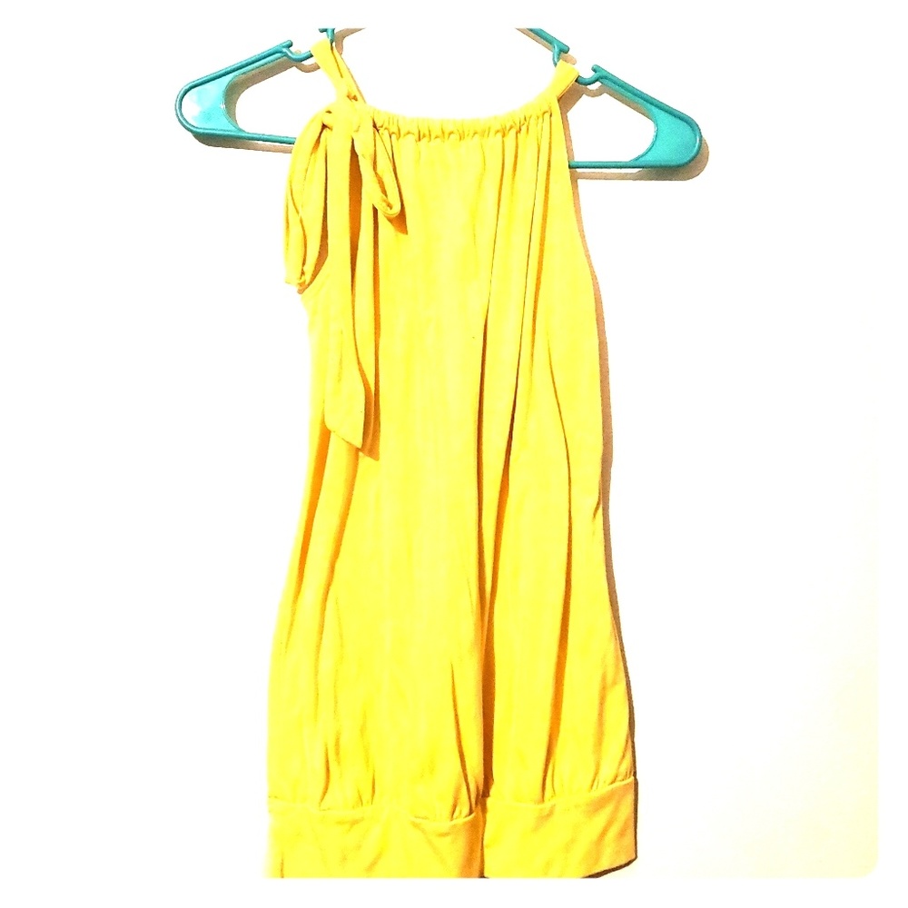 Adorable Yellow Tank Top